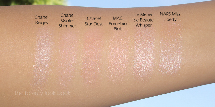 Chanel Star Dust #73 Powder Blush - Holiday 2012 - The Beauty Look